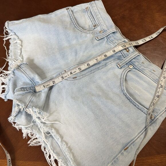 Madewell Relaxed Denim Shorts Women’s Size Sz 27 Blue Wash - Picture 9 of 13